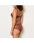 Soutien-gorge avec armatures Idylle bordeaux grenat
