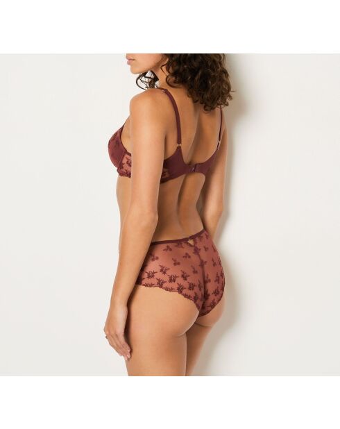 Soutien-gorge avec armatures Idylle bordeaux grenat