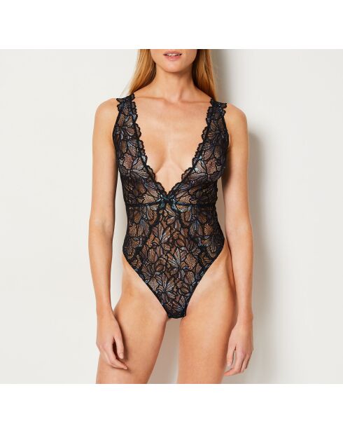 Reflet noir romper uit één stuk zonder beugel