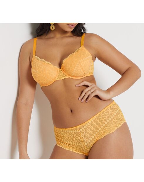 Zonnegele bh met beugel nr. 4 Idole