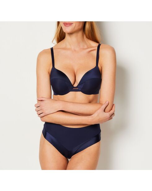 Pantalón corto azul medianoche Pure Eclat