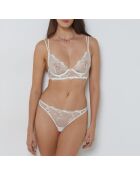 Vrolijke ecru beha met beugel