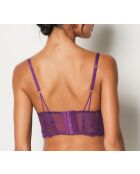 Audacieuse paarse bh met beugel