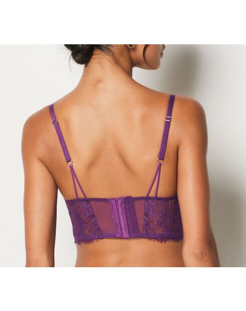 Audacieuse paarse bh met beugel