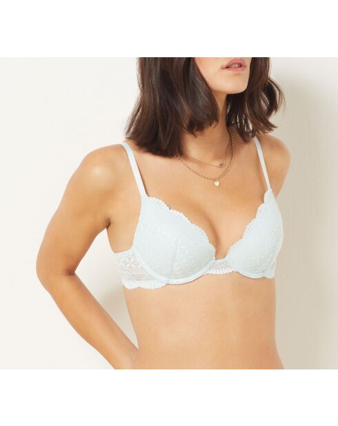 Idole hemelsblauwe push-up bh met beugel nr. 2