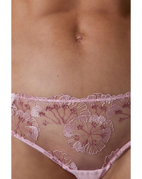 Shorty Flowers rose poudre