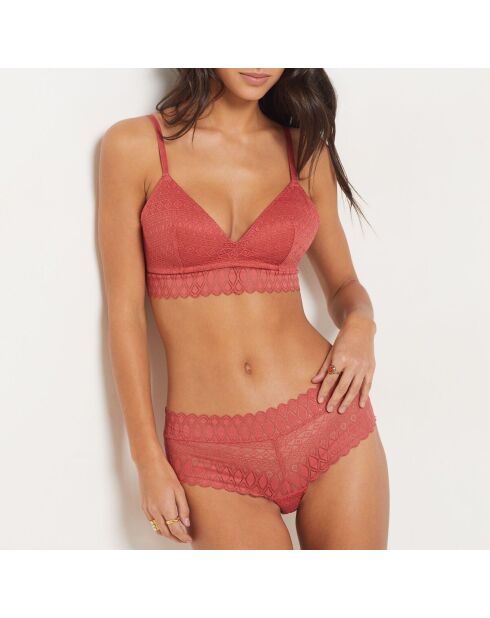 Shorty Gravure terracotta