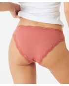 Set di 3 mutandine Lolla Dark Rosebud terracotta