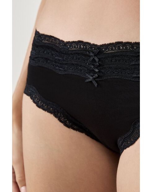 Pack de 7 braguitas Jim negras