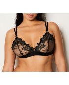 Soutien-gorge sans armatures Palmes noir