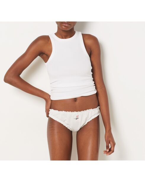 Set de 3 braguitas Bina Noel blancas