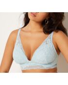 No. 5 Cosy draadloze blauwe draadloze bh zonder beugel