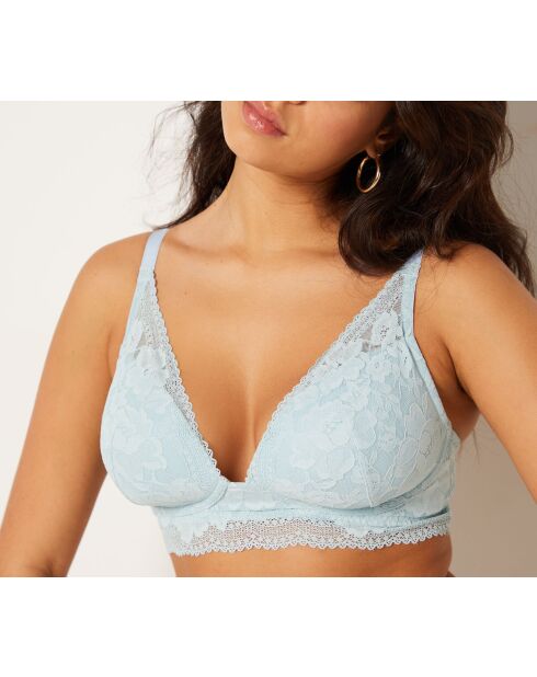 No. 5 Cosy draadloze blauwe draadloze bh zonder beugel