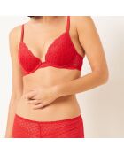 Roter Idole Push-up-BH mit Bügel Nr. 2