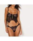 Schwarzer Poesie-Tanga