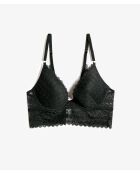 Soutien-gorge push-up avec armatures Gravure noir