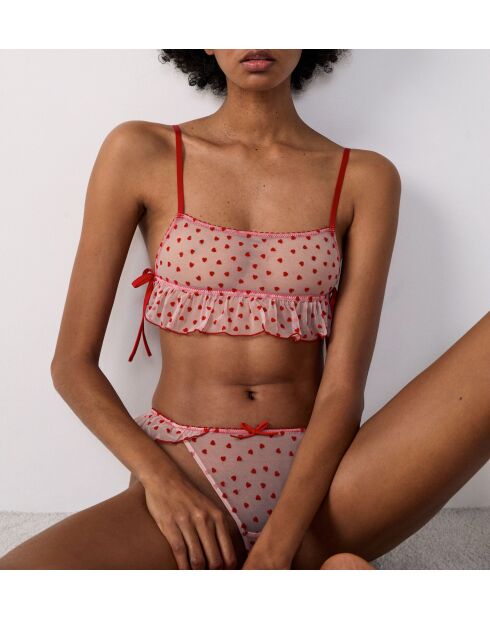 Roze/rode stringdief