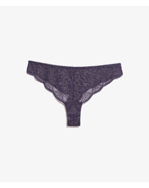 Antracietkleurige string van idole