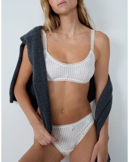 Soutien-gorge sans armatures Jasmin écru