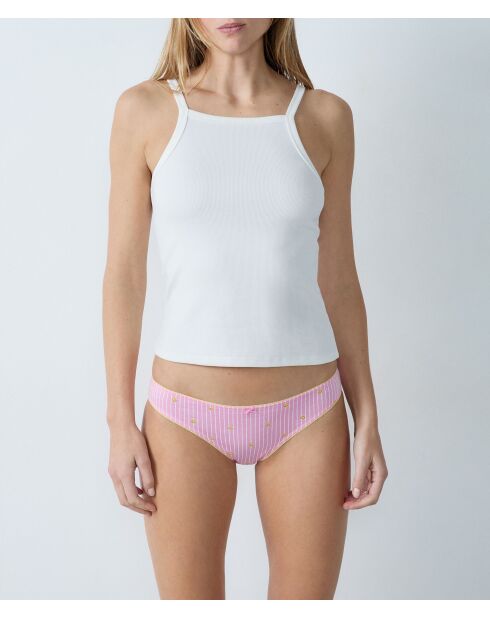 Pack de 3 braguitas Jackie Smiley rosas