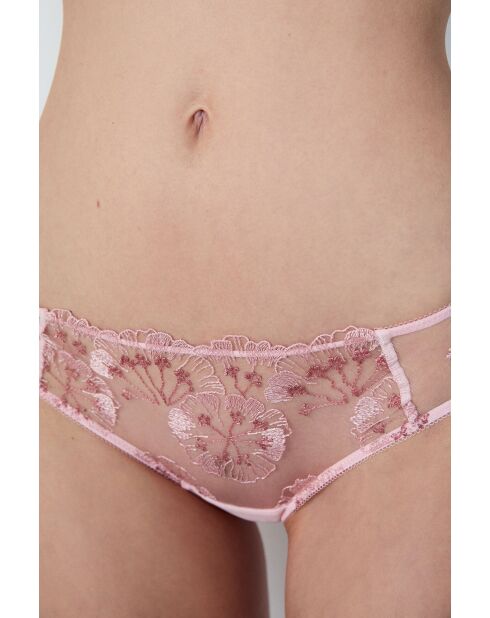 Shorty Flowers rose poudre