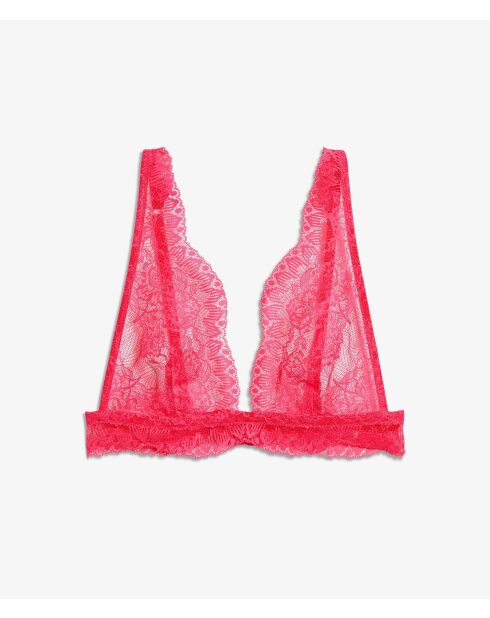 Sujetador rosa con aros Aria