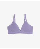 Soutien-gorge sans armatures pad amovible n°8 Coton 360 Violet