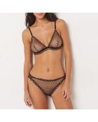 Zwarte beugelbeha Etincelle