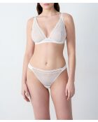 Embleme ecrufarbener Bügel-BH