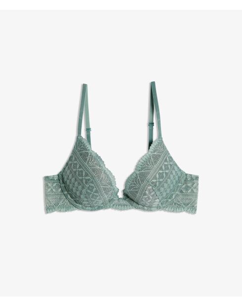 Idole Push-up-BH Nr. 2 mit Bügel, khakifarben, olivgrün