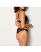 Antracietkleurige string van idole