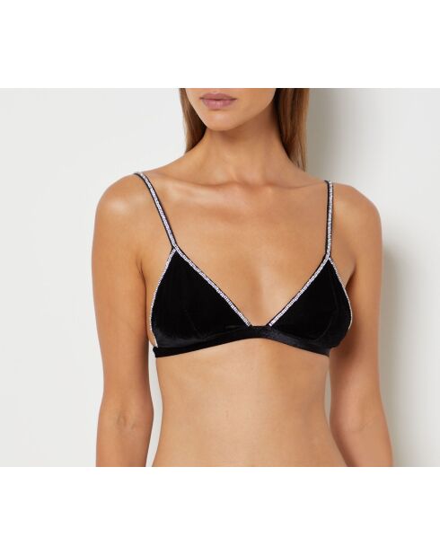 Sujetador negro sin aros Malicieuse