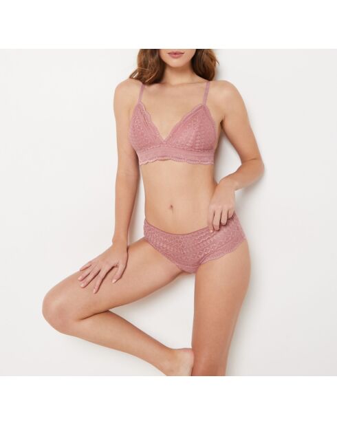 Abnehmbarer Bügel-BH Idole n°8 in Rosa mit abnehmbarem Polster