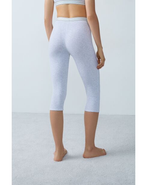 Hellgraue, kuschelige Leggings