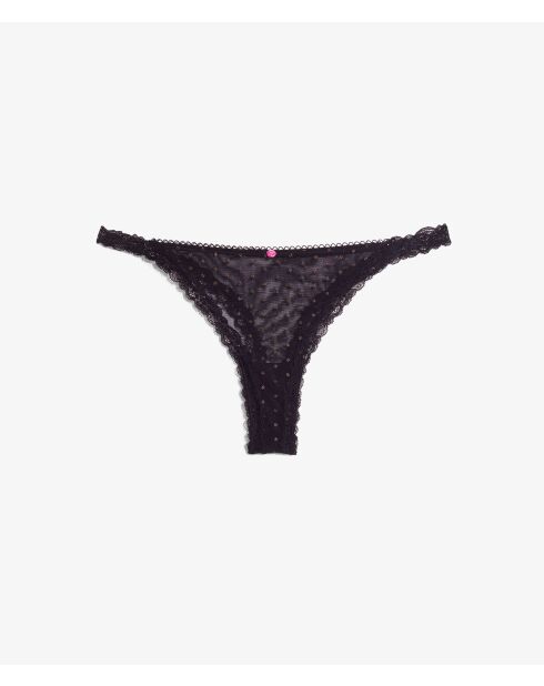 Tanga Lena schwarz/gold