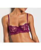 Sujetador con aros n°9 Poesie cassis