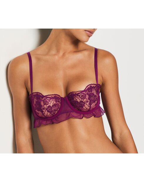 Sujetador con aros n°9 Poesie cassis