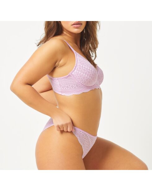 Sujetador minimizador con aros Idole pink