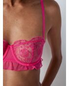 Reggiseno con ferretto n°9 Poesie fushia