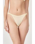 Muñeca de hilo amarillo acidulado