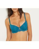 #4 Pure Delicate beugelbeha eendblauw