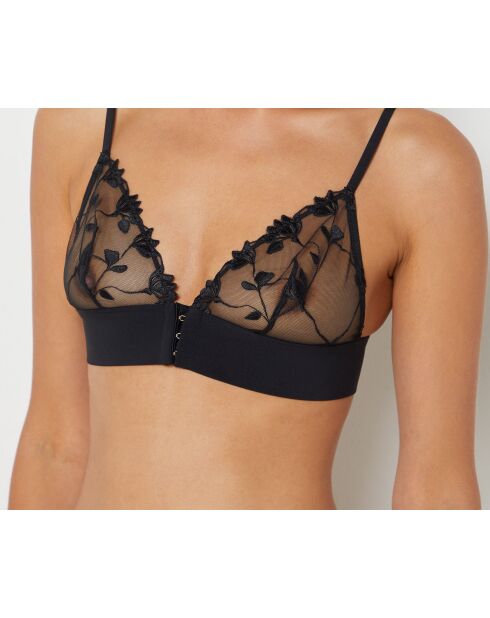 Soutien-gorge sans armatures n°8 Tendresse noir