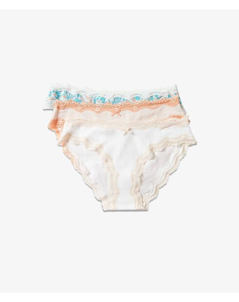 Set van 3 veelkleurige Jimma slipjes