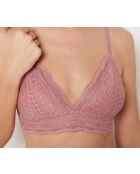 Abnehmbarer Bügel-BH Idole n°8 in Rosa mit abnehmbarem Polster