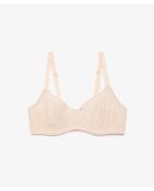 Bügel-BH aus reinem Mesh-Leinen