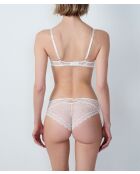 Embleme ecrufarbener Bügel-BH