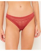 Tanga mit Terrakotta-Diamanten