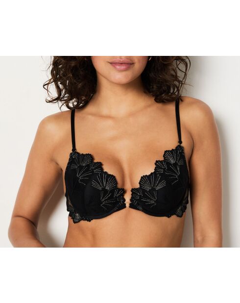 Palmes zwarte push-up bh met beugel