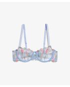 Wunderschöner lagunenblauer BH mit Bügel Nr. 9