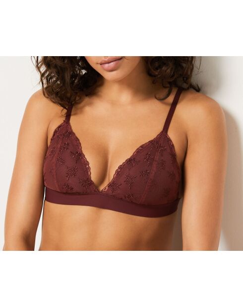Soutien-gorge sans armatures n°8 Idylle terracotta